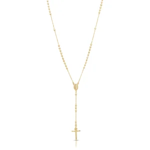 14KY D/C Yellow Gold Rosary