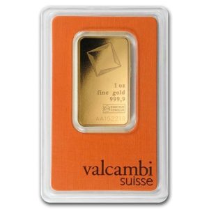 24KY (1 OZ) Yellow Gold Bar (Volcambi Brand)