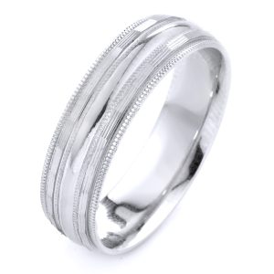 14KW Gold Size 10 (6mmx1.6mm) Comfort Fit  Fashion Wedding Band