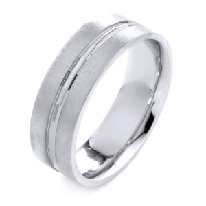 14KW Gold Size 10 (7mmx1.6mm) Comfort Fit  Fashion Wedding Band