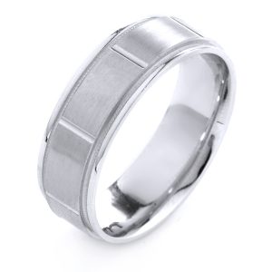 14KW Gold Size 10 (7mmx1.6mm) Comfort Fit  Fashion Wedding Band