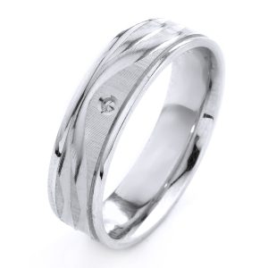 14KW Gold Size 10 (6mmx1.6mm) Comfort Fit  Fashion Wedding Band