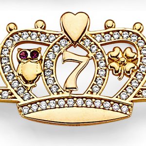 14KY Yellow Gold (Size 7+1) 15 Anos Bracelet