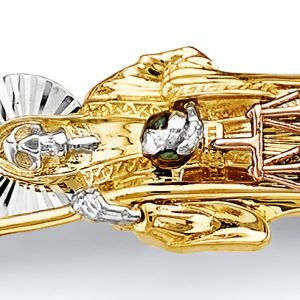 14K 3C Gold (Size 8.5") Men's Bracelet