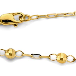 14KY Yellow Gold (Size 7.25) Rosary Bracelet