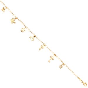 14KY Yellow Gold Anklet