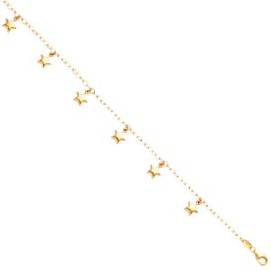 14KY Yellow Gold Anklet