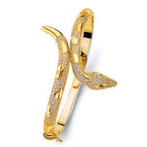 14KY Yellow Gold Lady Bangle