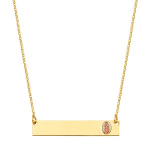 14KY Yellow Gold Engravable Necklace