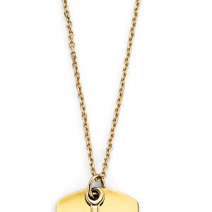 14KY Yellow Gold Engravable Necklace