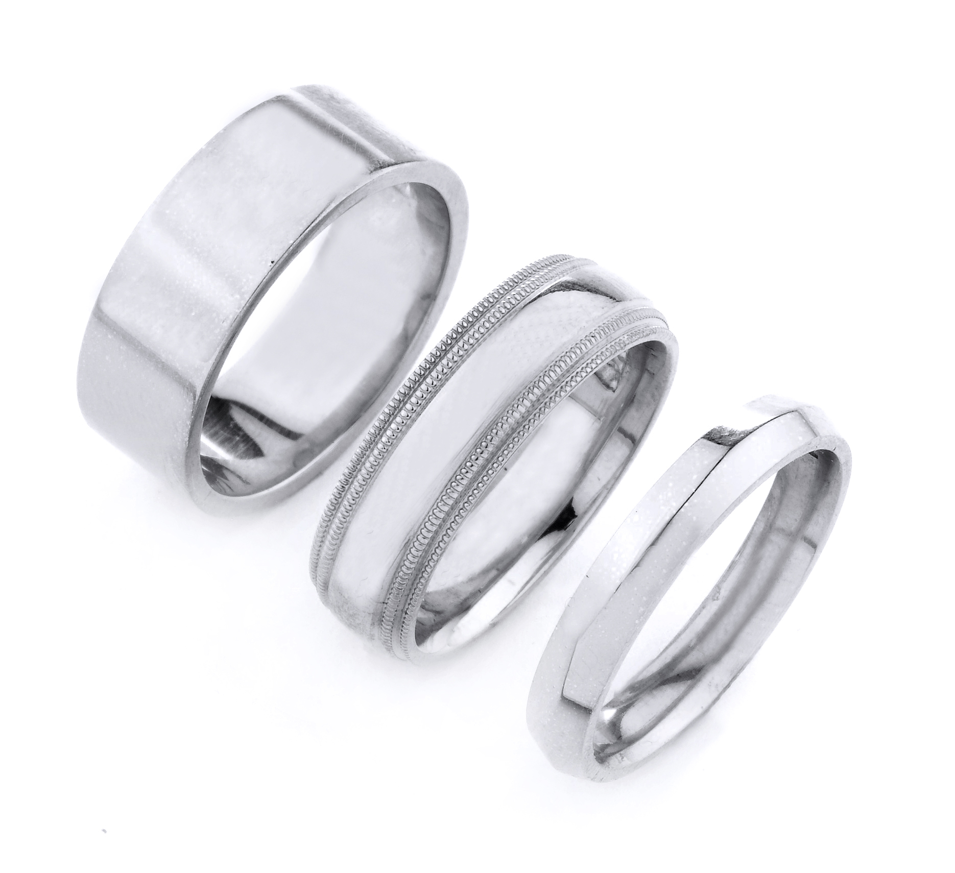 Plain wedding bands