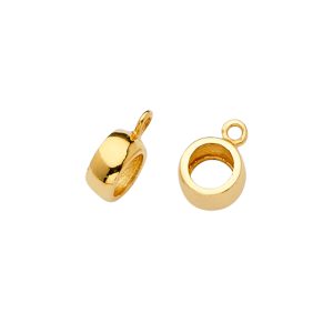 14KY Yellow Gold Bail For Bangle