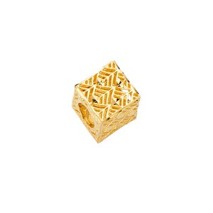 14KY Yellow Gold Dice Slider for Bangle