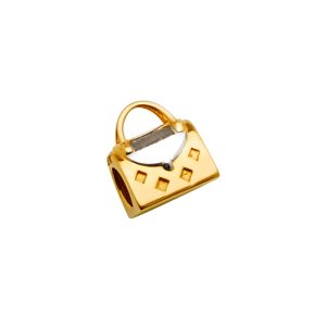 14K 2T Gold Hand bag Slider for Bangle