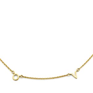 14KY Yellow Gold LOVE Necklace