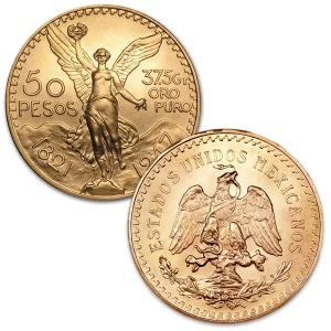 22K Yellow Gold Mexican Pesos